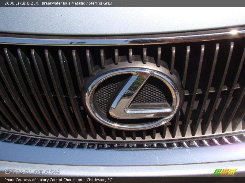 Breakwater Blue Metallic / Sterling Gray 2008 Lexus IS 250