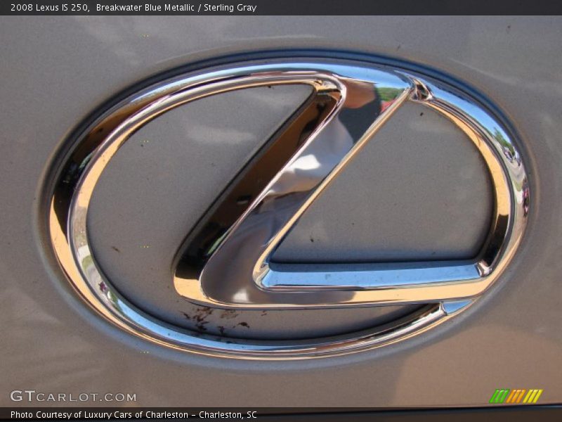 Breakwater Blue Metallic / Sterling Gray 2008 Lexus IS 250
