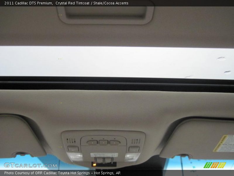 Crystal Red Tintcoat / Shale/Cocoa Accents 2011 Cadillac DTS Premium