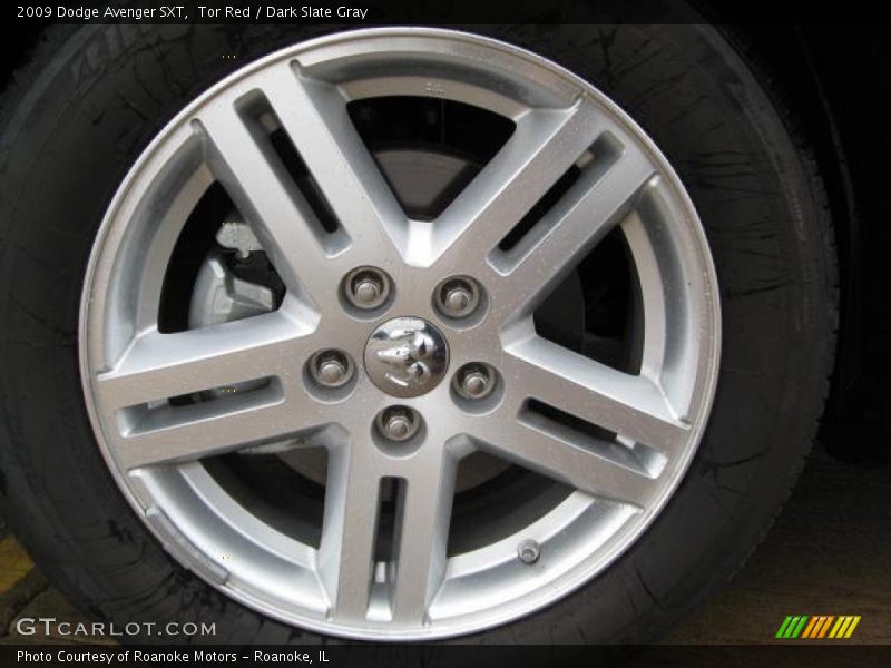 Tor Red / Dark Slate Gray 2009 Dodge Avenger SXT