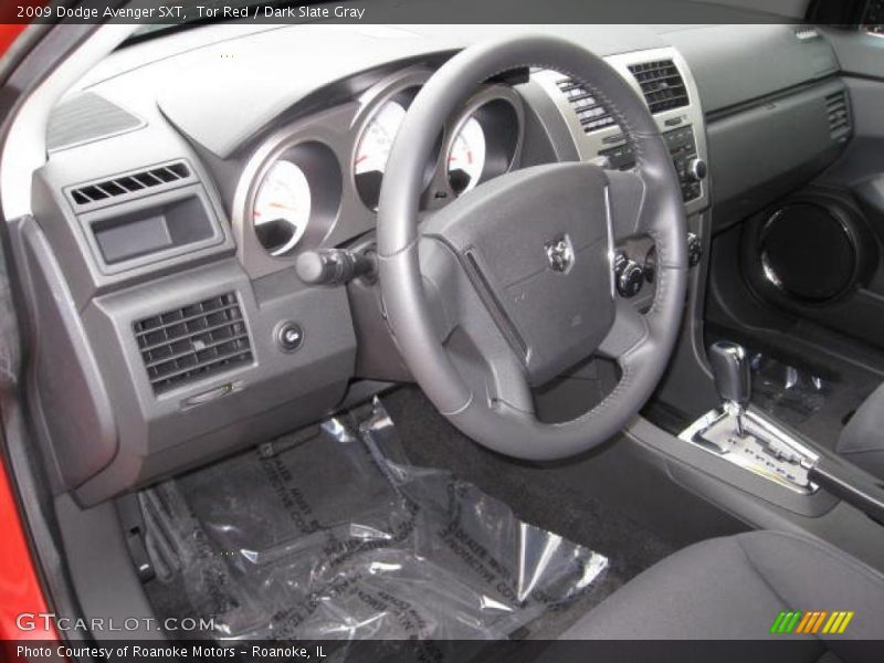 Tor Red / Dark Slate Gray 2009 Dodge Avenger SXT
