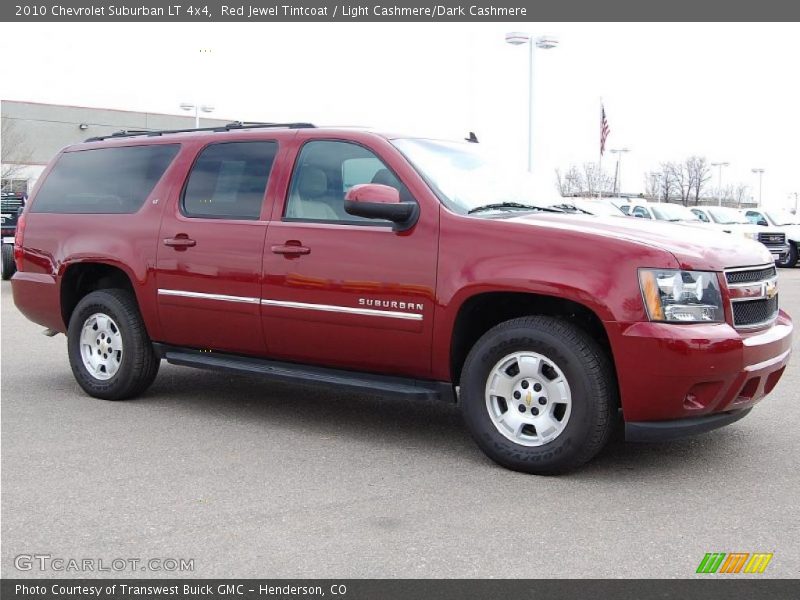Red Jewel Tintcoat / Light Cashmere/Dark Cashmere 2010 Chevrolet Suburban LT 4x4