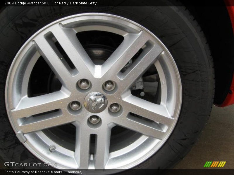 Tor Red / Dark Slate Gray 2009 Dodge Avenger SXT