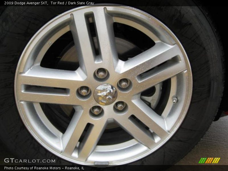 Tor Red / Dark Slate Gray 2009 Dodge Avenger SXT