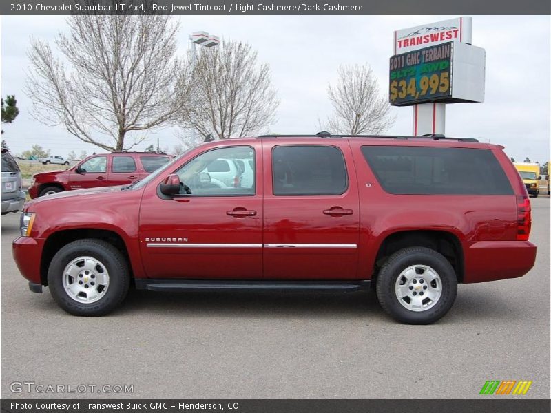 Red Jewel Tintcoat / Light Cashmere/Dark Cashmere 2010 Chevrolet Suburban LT 4x4
