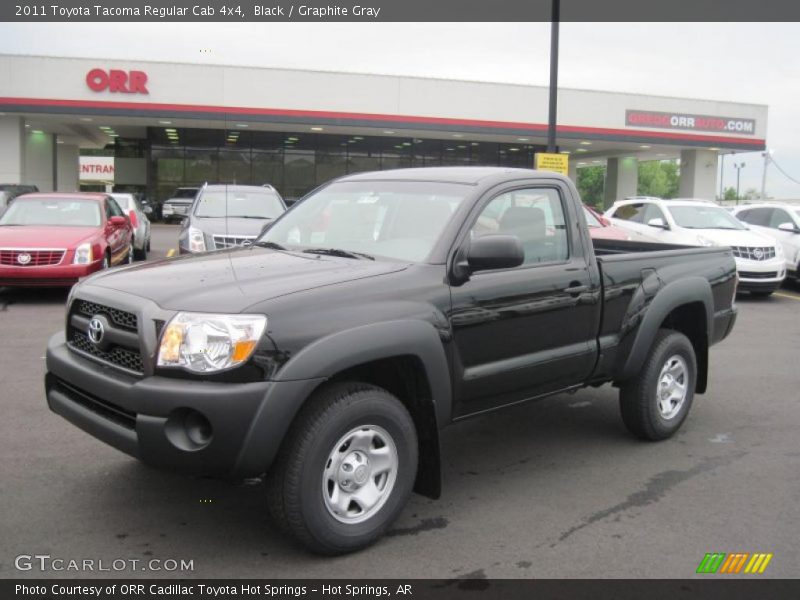 Black / Graphite Gray 2011 Toyota Tacoma Regular Cab 4x4