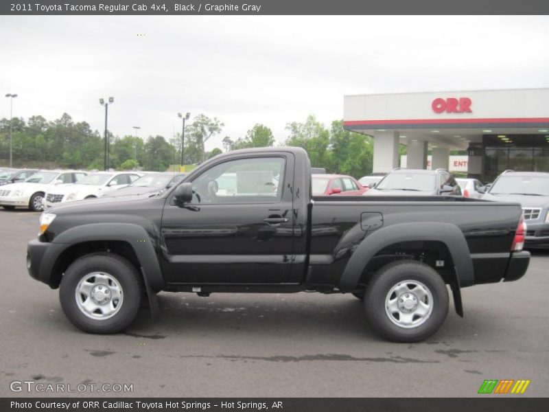 Black / Graphite Gray 2011 Toyota Tacoma Regular Cab 4x4