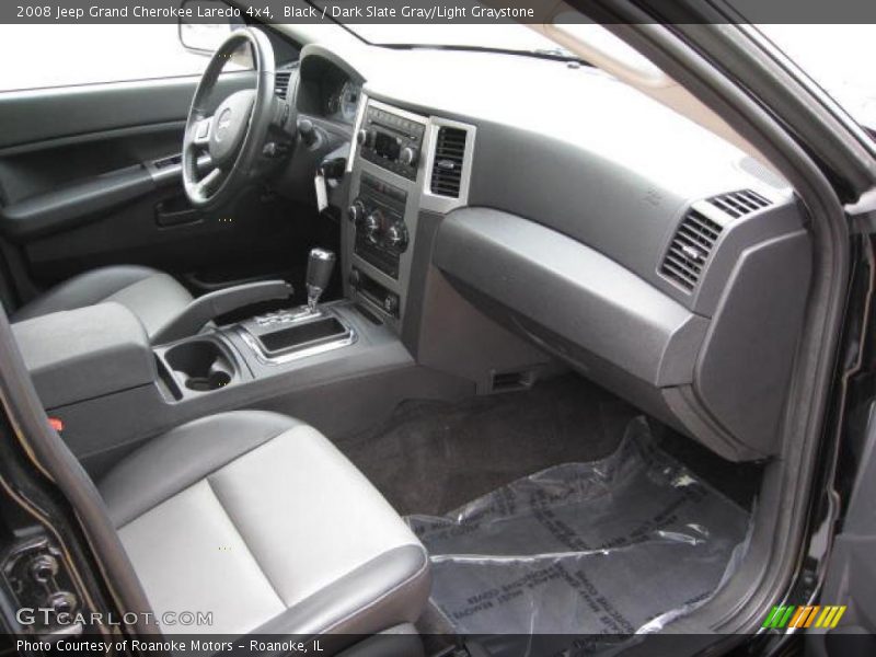 Black / Dark Slate Gray/Light Graystone 2008 Jeep Grand Cherokee Laredo 4x4