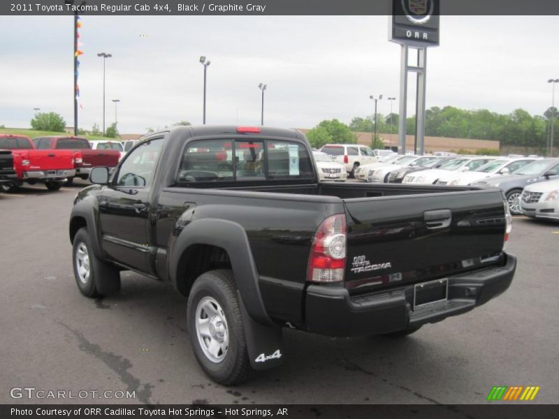 Black / Graphite Gray 2011 Toyota Tacoma Regular Cab 4x4