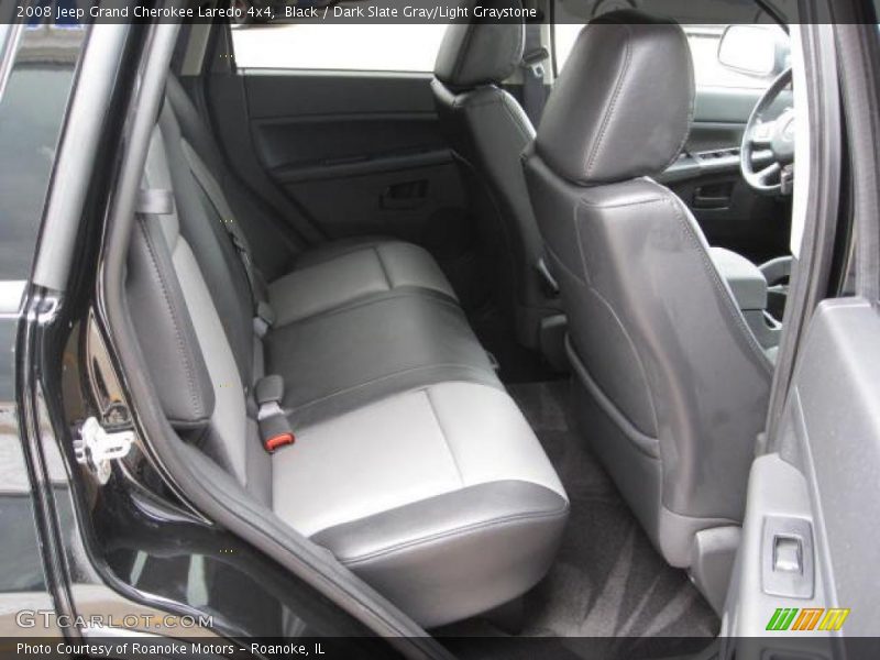 Black / Dark Slate Gray/Light Graystone 2008 Jeep Grand Cherokee Laredo 4x4