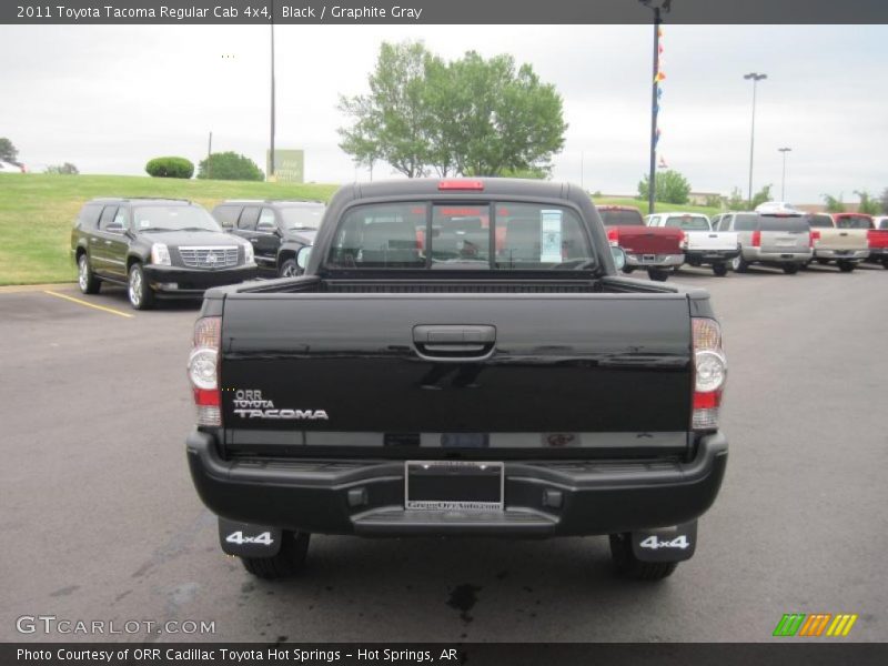 Black / Graphite Gray 2011 Toyota Tacoma Regular Cab 4x4