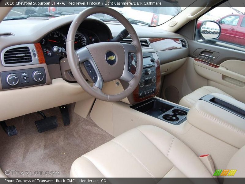 Red Jewel Tintcoat / Light Cashmere/Dark Cashmere 2010 Chevrolet Suburban LT 4x4