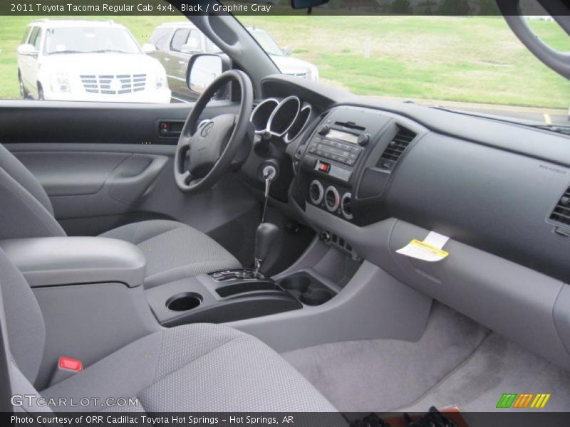 2011 Tacoma Regular Cab 4x4 Graphite Gray Interior