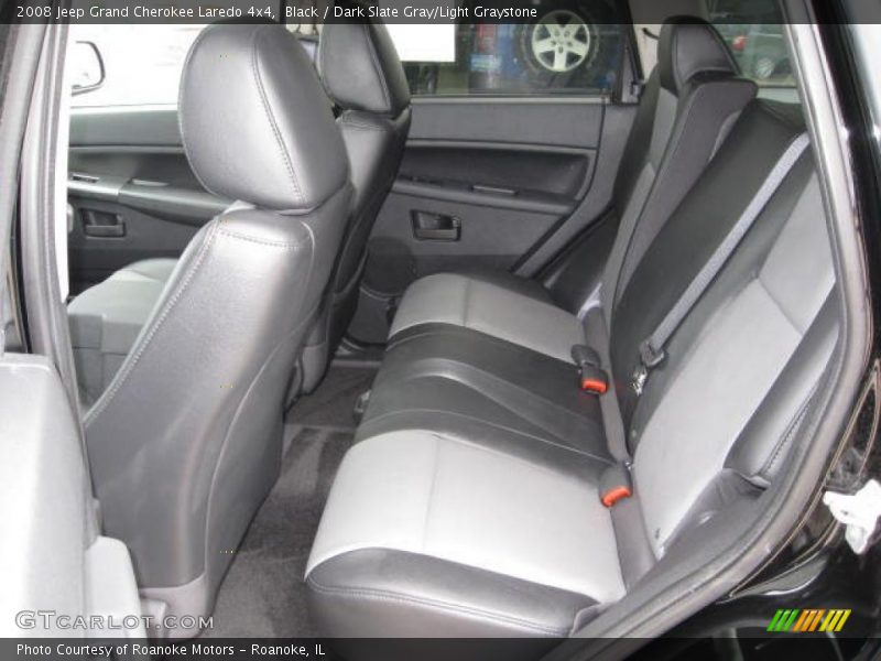 Black / Dark Slate Gray/Light Graystone 2008 Jeep Grand Cherokee Laredo 4x4