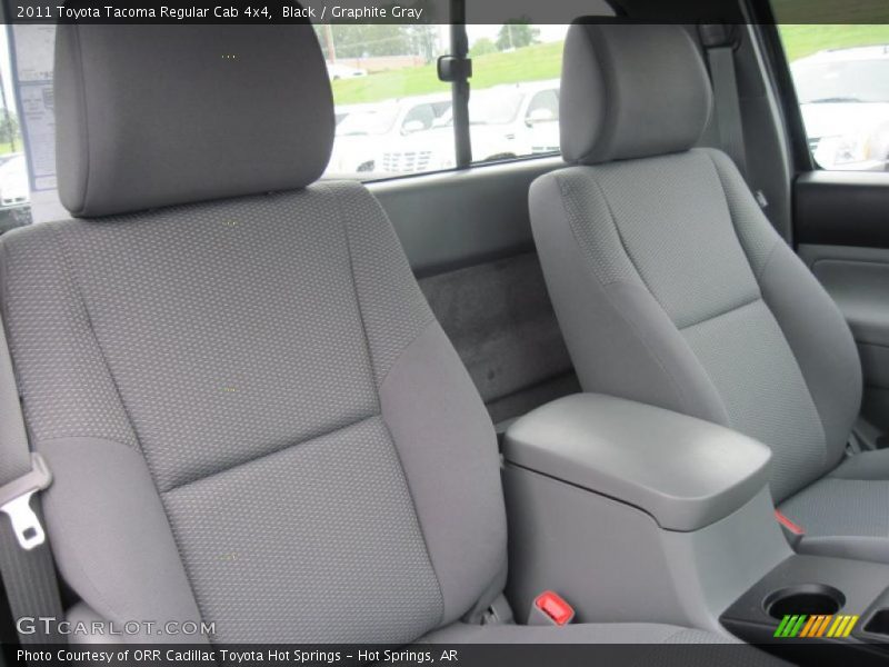  2011 Tacoma Regular Cab 4x4 Graphite Gray Interior