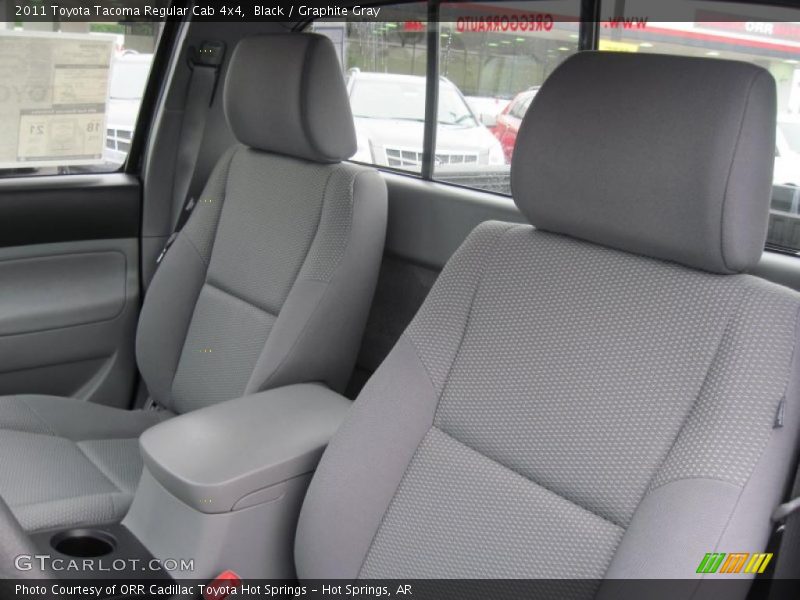  2011 Tacoma Regular Cab 4x4 Graphite Gray Interior