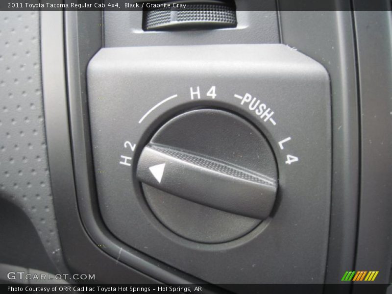 Controls of 2011 Tacoma Regular Cab 4x4