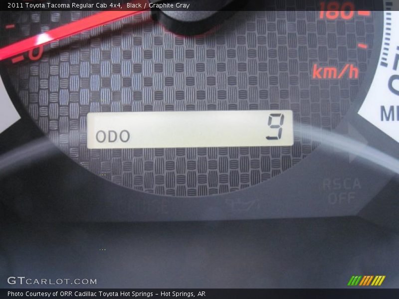 Black / Graphite Gray 2011 Toyota Tacoma Regular Cab 4x4