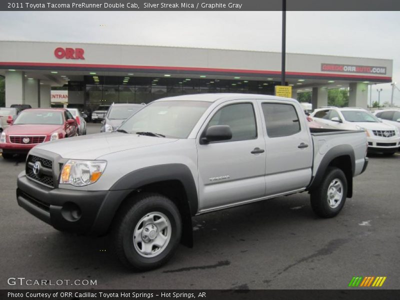 Silver Streak Mica / Graphite Gray 2011 Toyota Tacoma PreRunner Double Cab