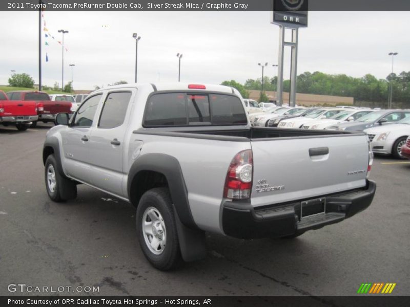 Silver Streak Mica / Graphite Gray 2011 Toyota Tacoma PreRunner Double Cab