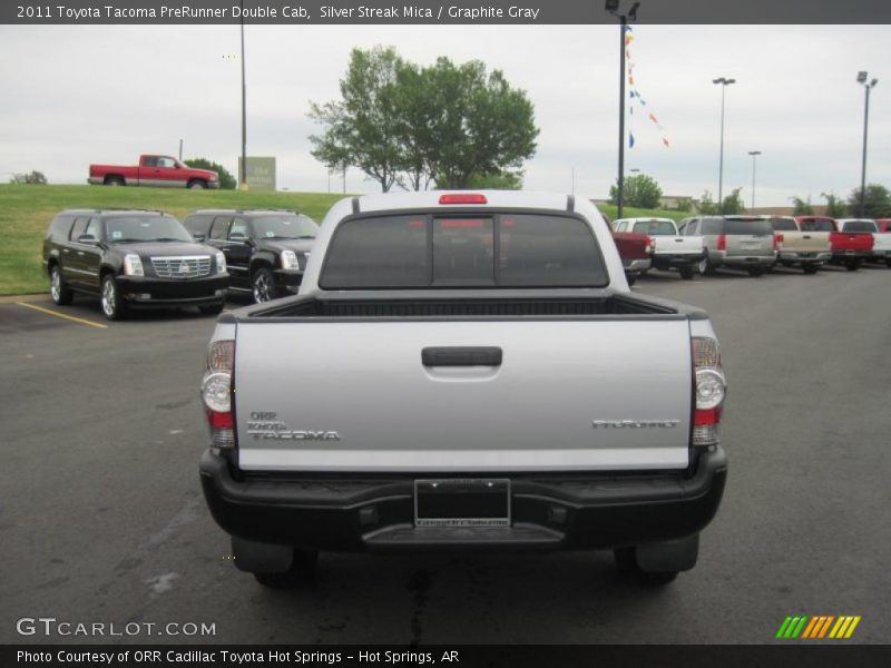 Silver Streak Mica / Graphite Gray 2011 Toyota Tacoma PreRunner Double Cab