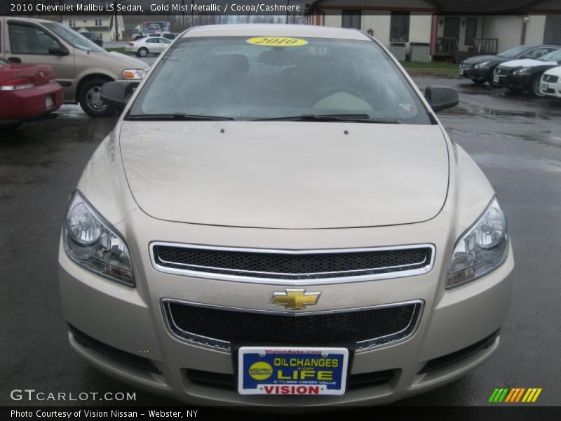 Gold Mist Metallic / Cocoa/Cashmere 2010 Chevrolet Malibu LS Sedan