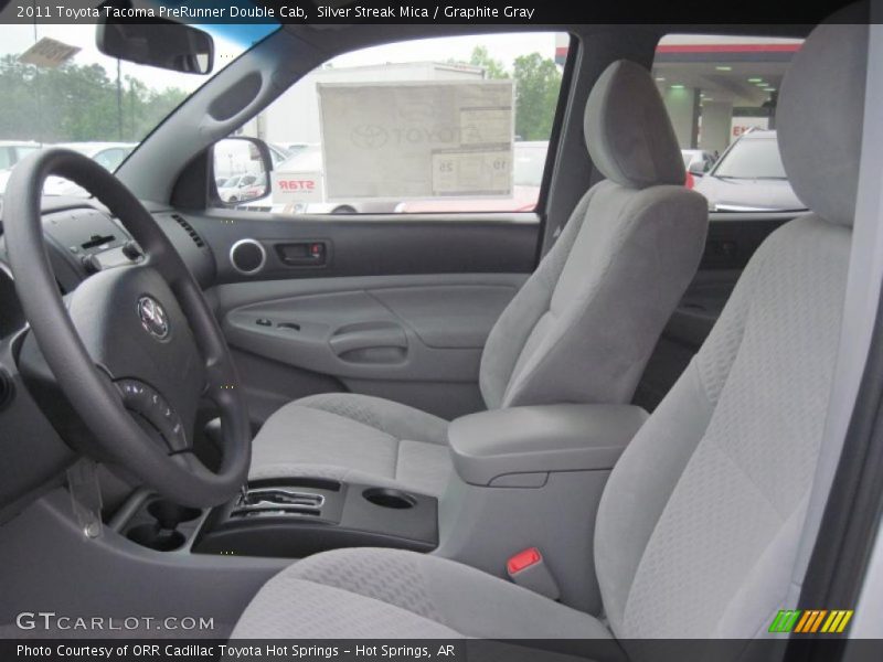 Silver Streak Mica / Graphite Gray 2011 Toyota Tacoma PreRunner Double Cab
