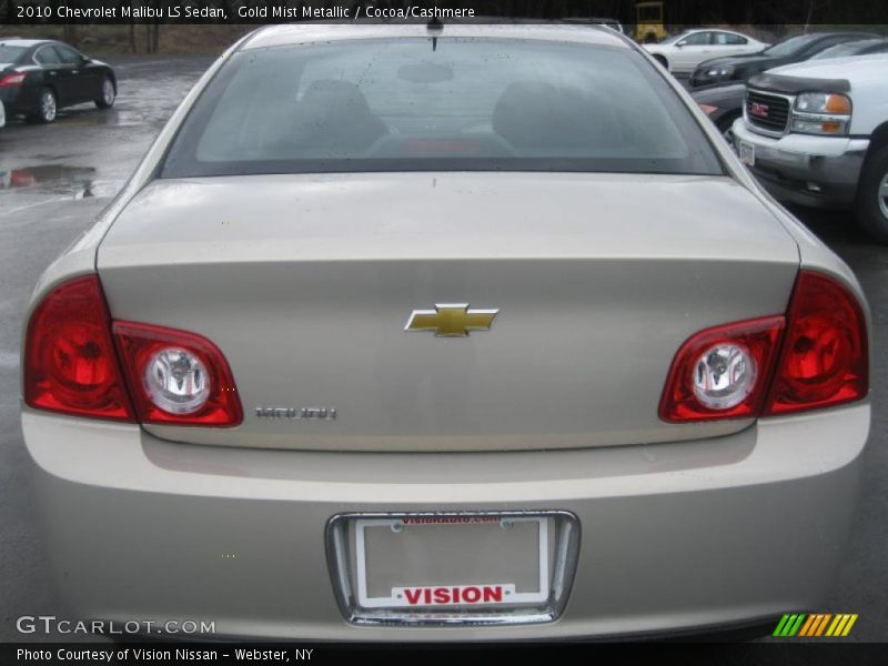Gold Mist Metallic / Cocoa/Cashmere 2010 Chevrolet Malibu LS Sedan