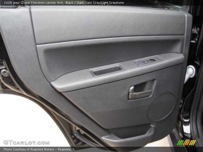 Black / Dark Slate Gray/Light Graystone 2008 Jeep Grand Cherokee Laredo 4x4