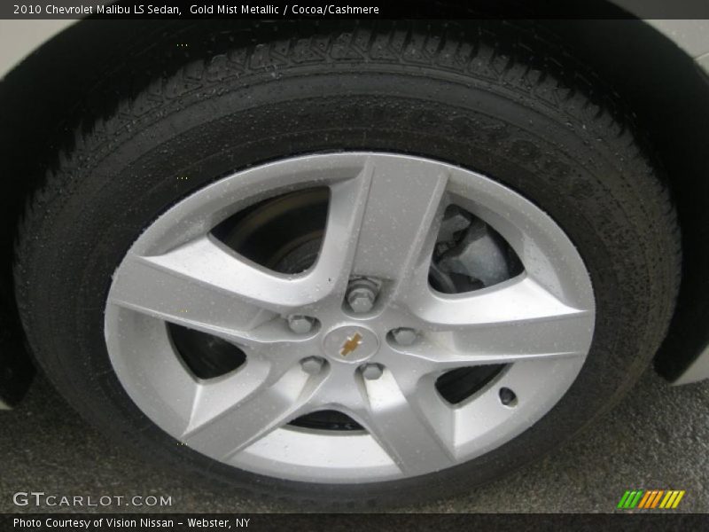 Gold Mist Metallic / Cocoa/Cashmere 2010 Chevrolet Malibu LS Sedan