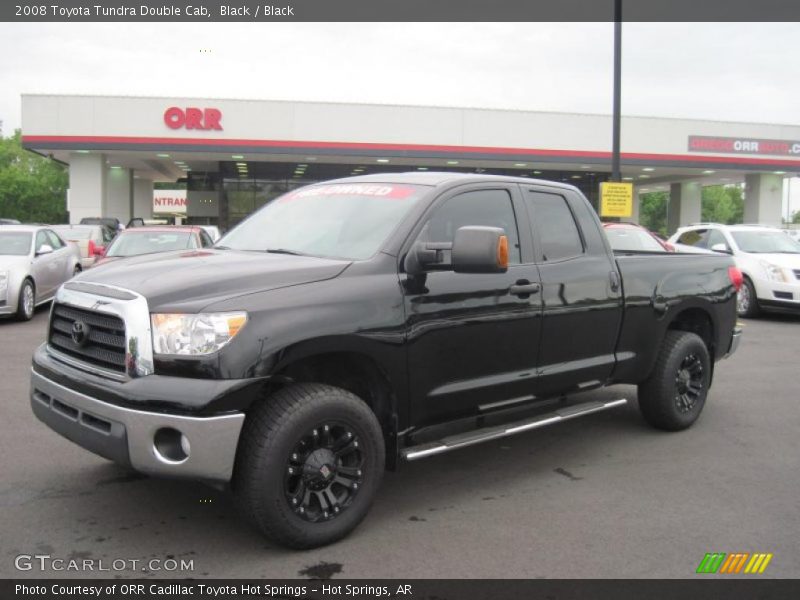Black / Black 2008 Toyota Tundra Double Cab