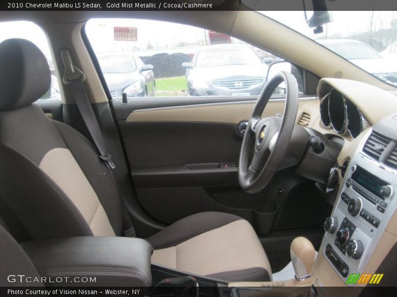 Gold Mist Metallic / Cocoa/Cashmere 2010 Chevrolet Malibu LS Sedan
