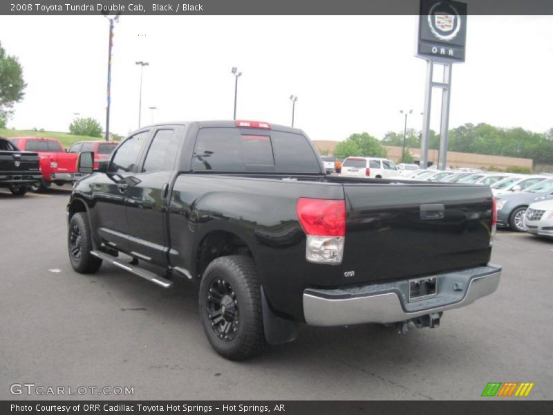 Black / Black 2008 Toyota Tundra Double Cab
