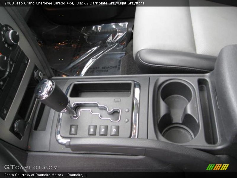 Black / Dark Slate Gray/Light Graystone 2008 Jeep Grand Cherokee Laredo 4x4