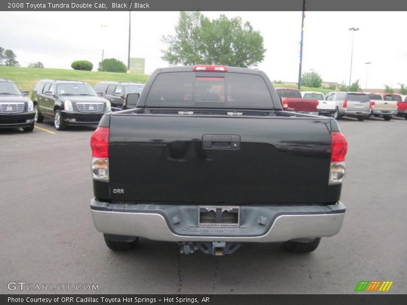Black / Black 2008 Toyota Tundra Double Cab