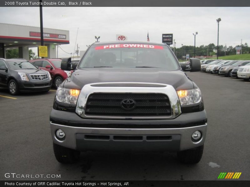 Black / Black 2008 Toyota Tundra Double Cab