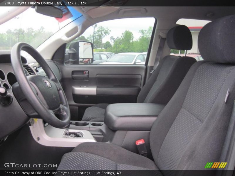 Black / Black 2008 Toyota Tundra Double Cab