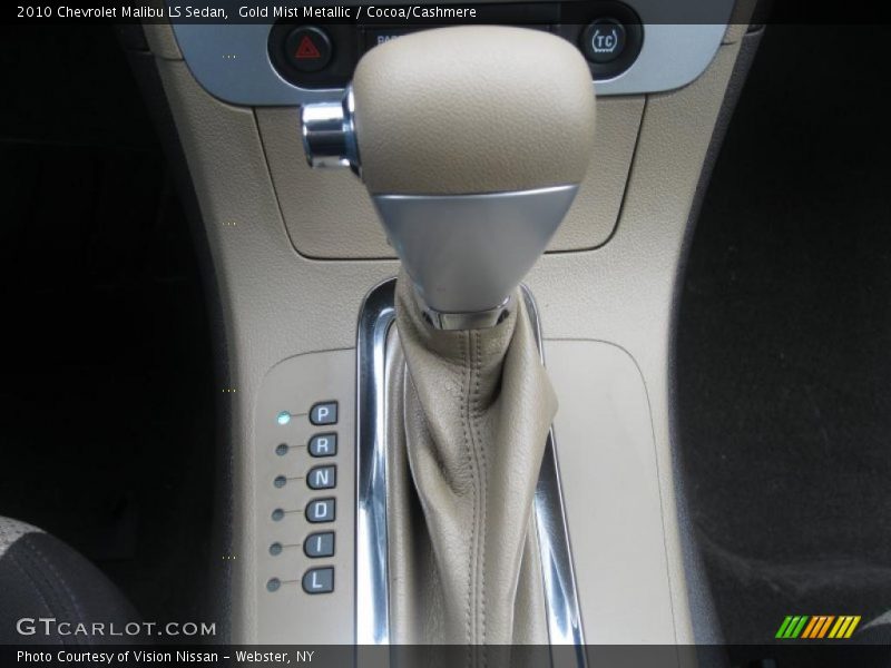 Gold Mist Metallic / Cocoa/Cashmere 2010 Chevrolet Malibu LS Sedan