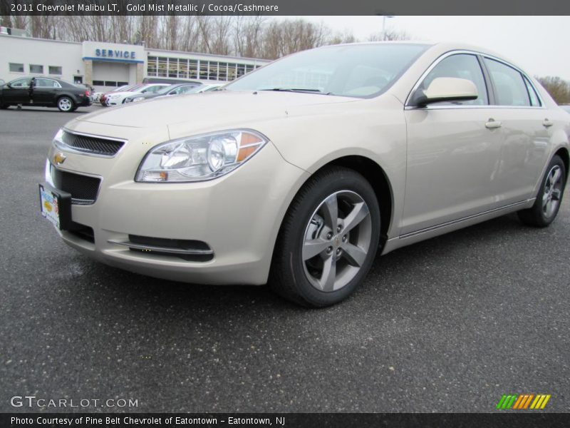Gold Mist Metallic / Cocoa/Cashmere 2011 Chevrolet Malibu LT