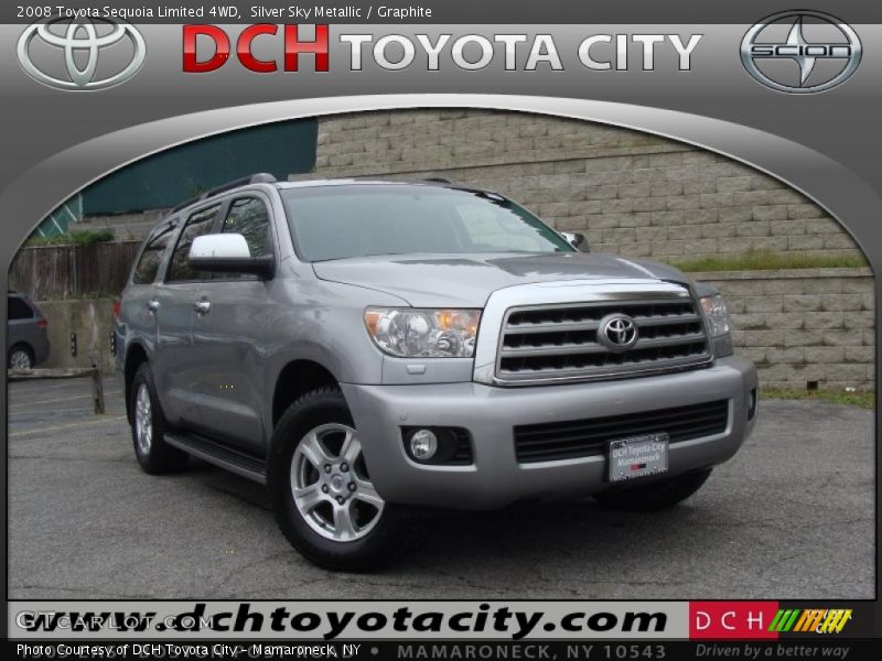 Silver Sky Metallic / Graphite 2008 Toyota Sequoia Limited 4WD