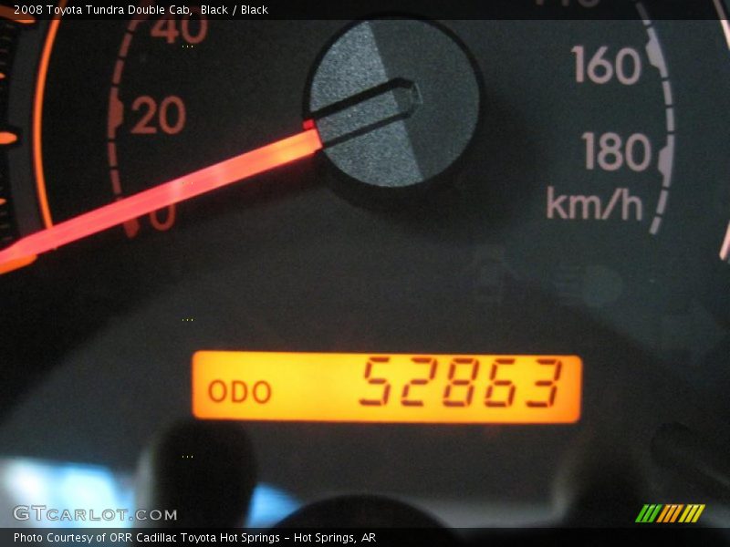 Black / Black 2008 Toyota Tundra Double Cab