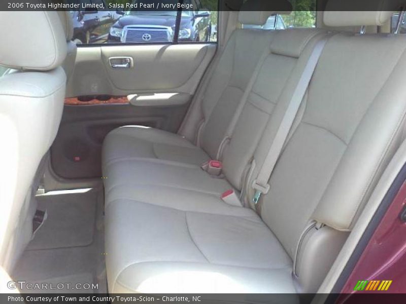 Salsa Red Pearl / Ivory Beige 2006 Toyota Highlander Limited