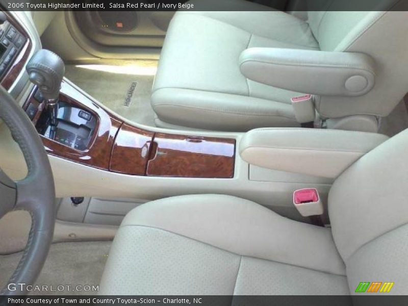 Salsa Red Pearl / Ivory Beige 2006 Toyota Highlander Limited