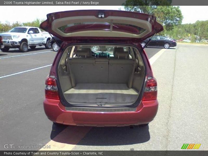 Salsa Red Pearl / Ivory Beige 2006 Toyota Highlander Limited