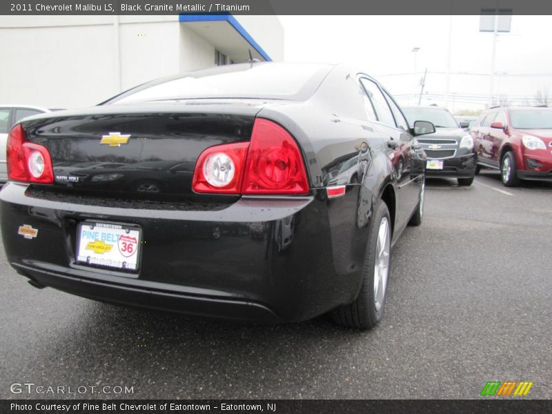 Black Granite Metallic / Titanium 2011 Chevrolet Malibu LS