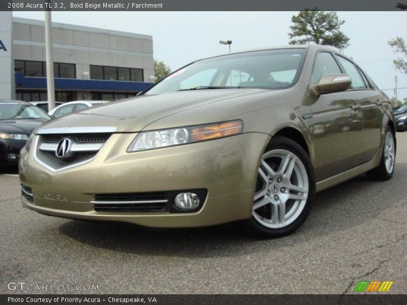 Bold Beige Metallic / Parchment 2008 Acura TL 3.2