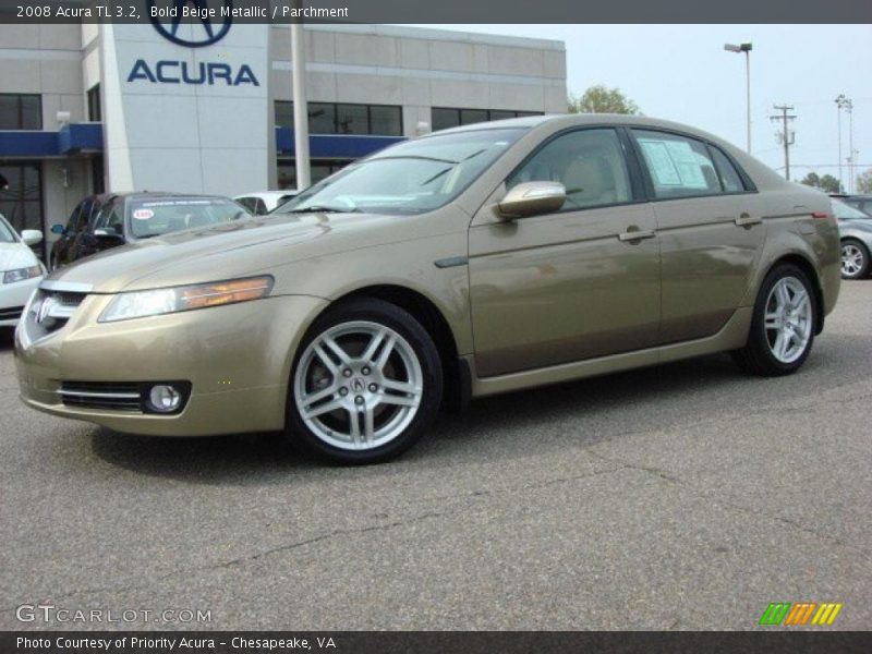 Bold Beige Metallic / Parchment 2008 Acura TL 3.2