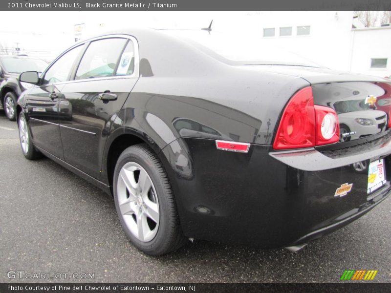 Black Granite Metallic / Titanium 2011 Chevrolet Malibu LS