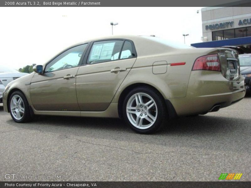 Bold Beige Metallic / Parchment 2008 Acura TL 3.2