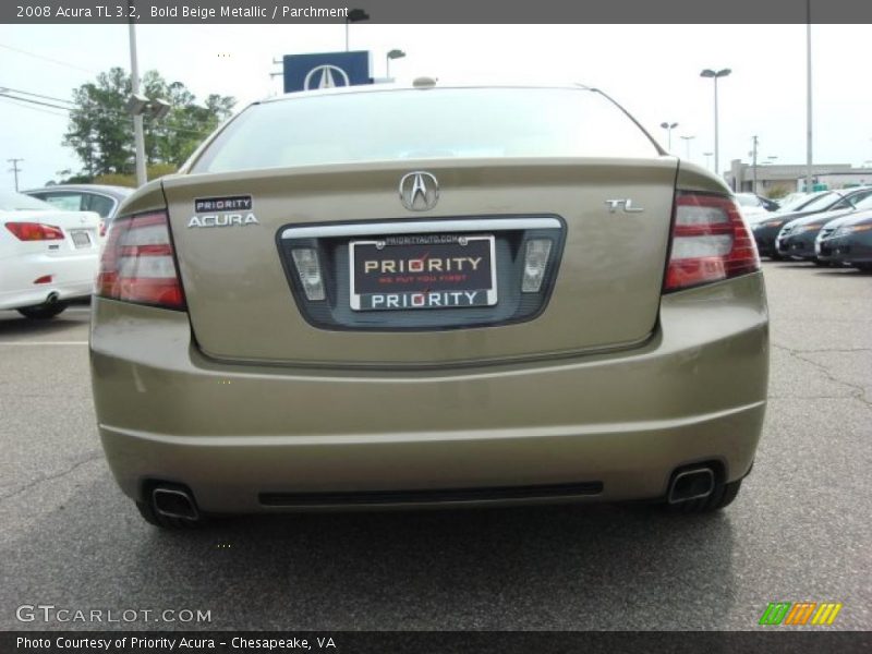 Bold Beige Metallic / Parchment 2008 Acura TL 3.2
